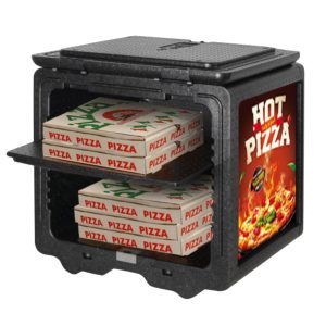 Izolirani termobox za transport pizze 570x602x575 mm