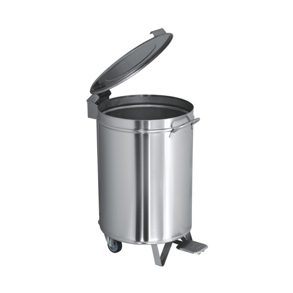 Inox kanta za otpatke 50 L sa pedalom