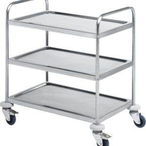 Inox kolica za 3 police
