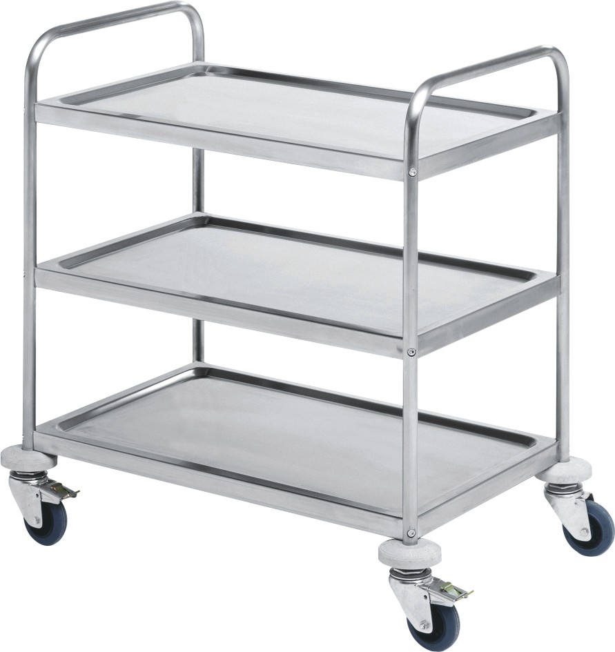 Inox kolica za 3 police