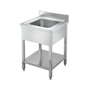 Sudoper sa 1 koritom, otvoreni,  600x600x900 mm