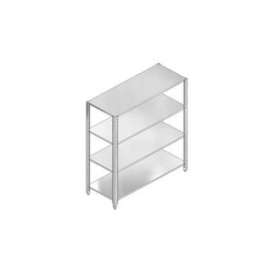 Inox stalaža sa 4 police 1200x400x1800 mm